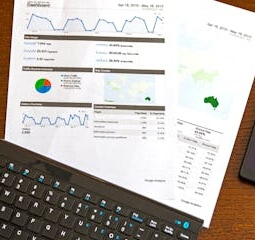 website dashboard
